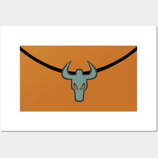 TD Alejandro Burromuerto - Bull necklace Posters and Art